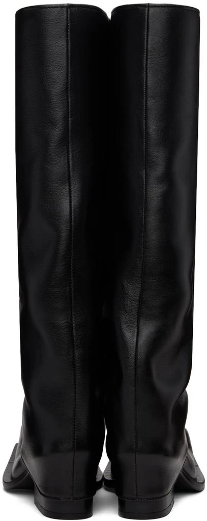 FIDAN NOVRUZOVA Black Havva Chunky Heel Trouser Boots 2