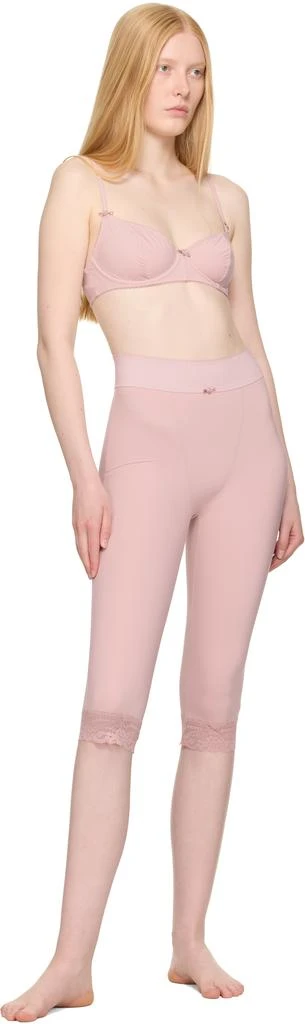SKIMS Pink Vintage Shapewear Capri Leggings 4