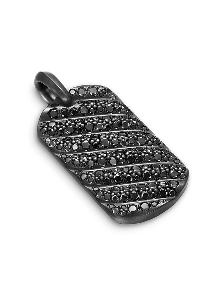 David Yurman Sculpted Cable Tag in Black Titanium 2