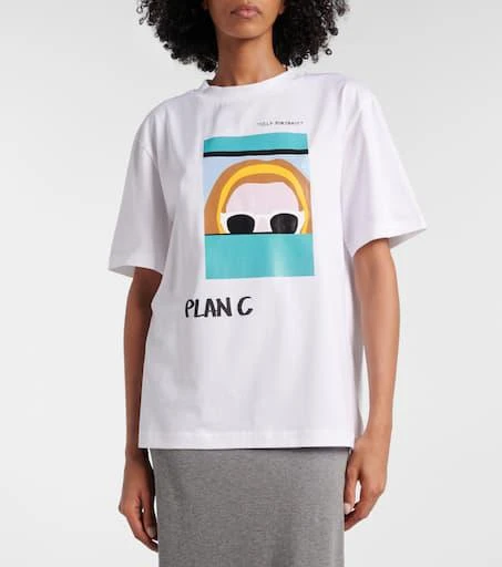 Plan C Printed cotton jersey T-shirt 6