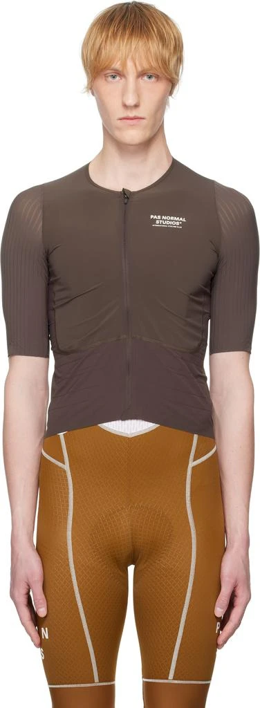 Pas Normal Studios Brown Mechanism Pro Jersey T-shirt 1