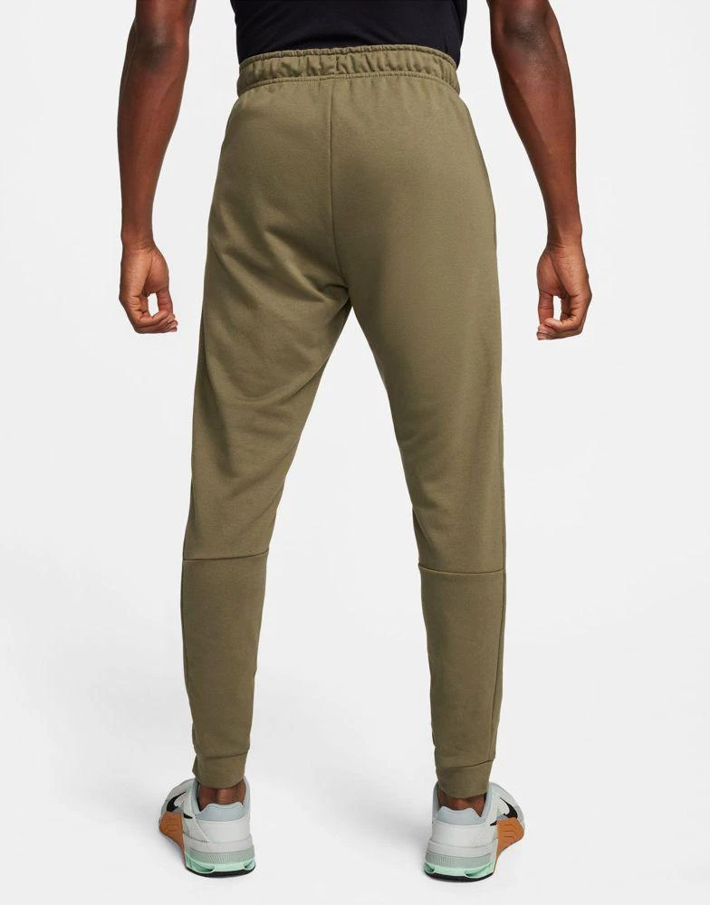 NIKE Nike Training Dri-Fit Fleece tapered jogger in khaki 4