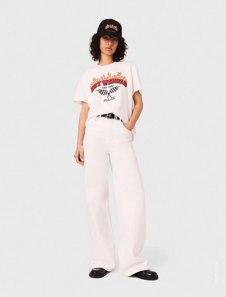 Maje Maje Woman's cotton Embroidered T-shirt for Fall/Winter 1