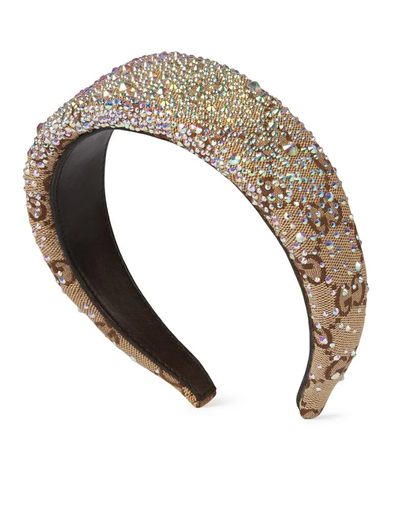 Gucci GG FABRIC HEADBAND WITH CRYSTALS 2