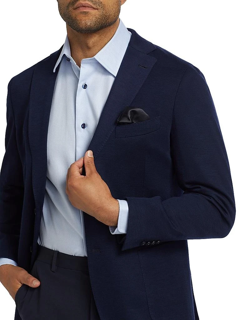 Saks Fifth Avenue COLLECTION Wool Compact Knit Sport Coat 6