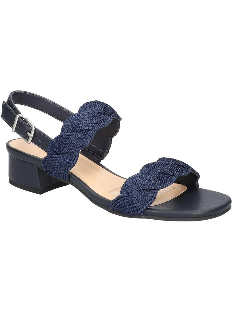 Easy Street Charee Womens Woven Open Toe Heels 1