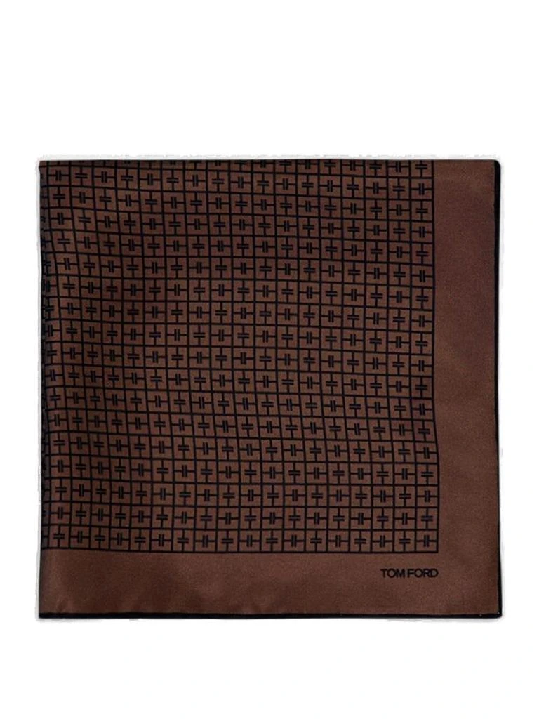 Tom Ford Tom Ford Checked Square Scarf 2