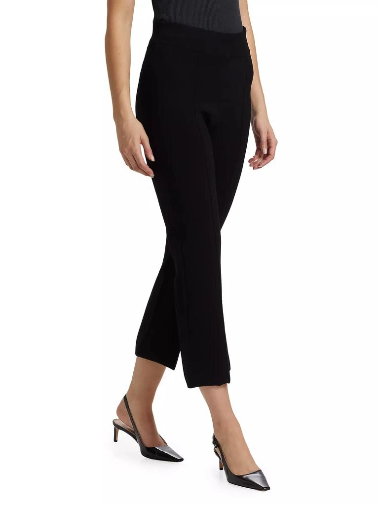 VERONICA BEARD Bray Knit High-Rise Crop Pants 4