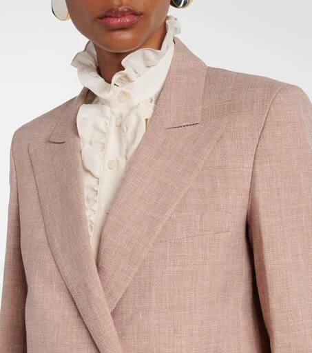 BLAZÉ MILANO Spray linen and wool blazer 4