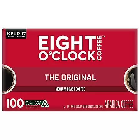 Eight O'Clock Coffee Eight O'Clock The Original Coffee K-Cup Pods, 100 ct.