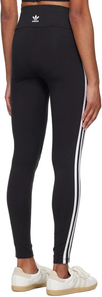 Adidas Black 3-Stripes Leggings 3