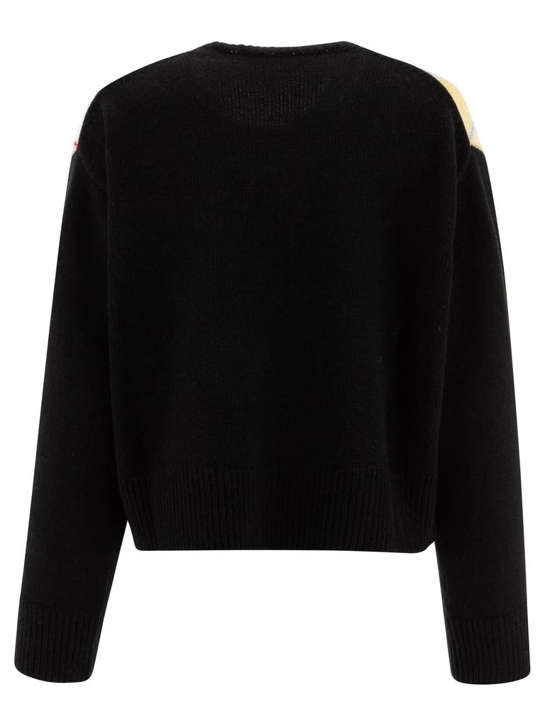 Ganni Ganni Diamond-Pattern Knit Jumper 2