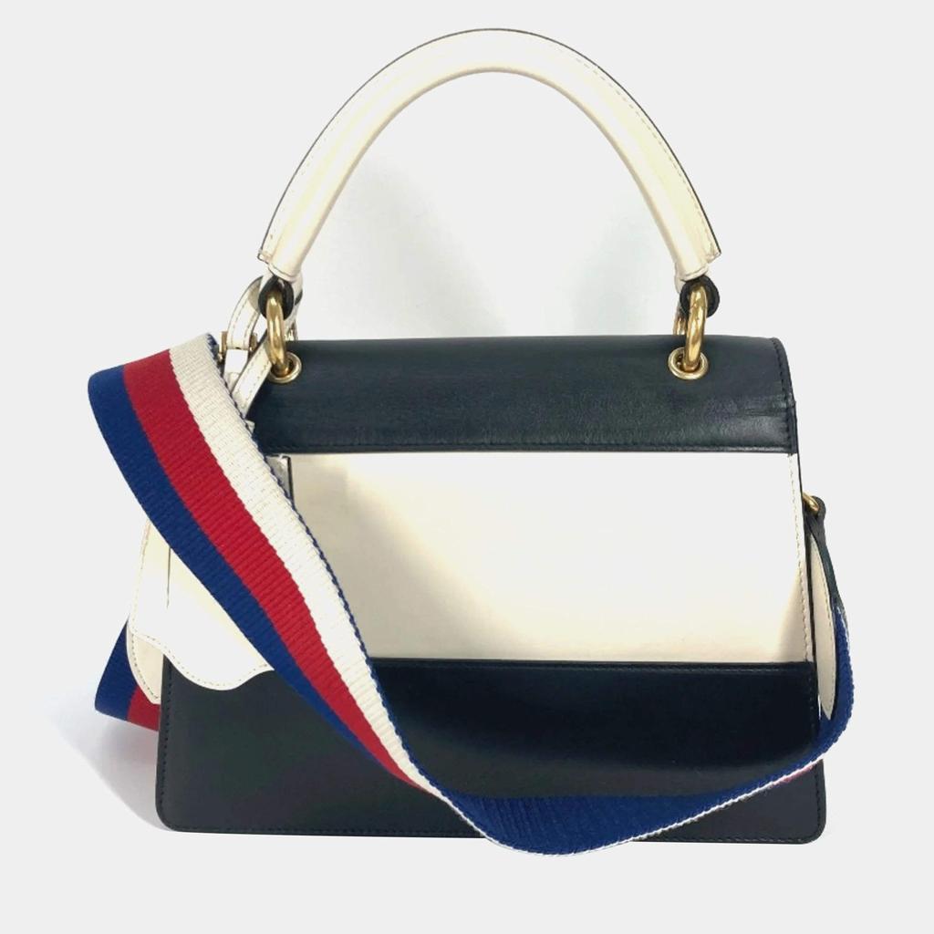 Gucci Gucci Black x White Bijoux Faux Pearl Shoulder Bag