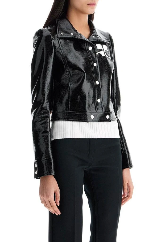 Courrèges re-edition vinyl effect jacket 2