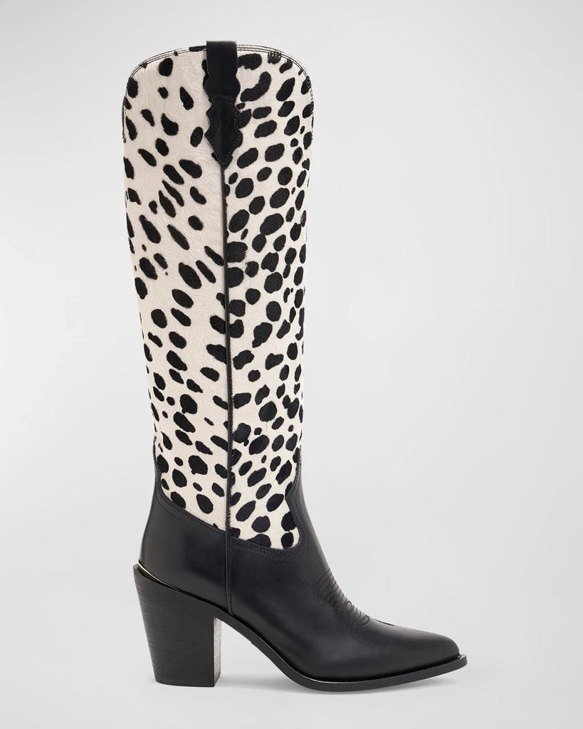 Partlow Julien Animal-Print Western Boots 1