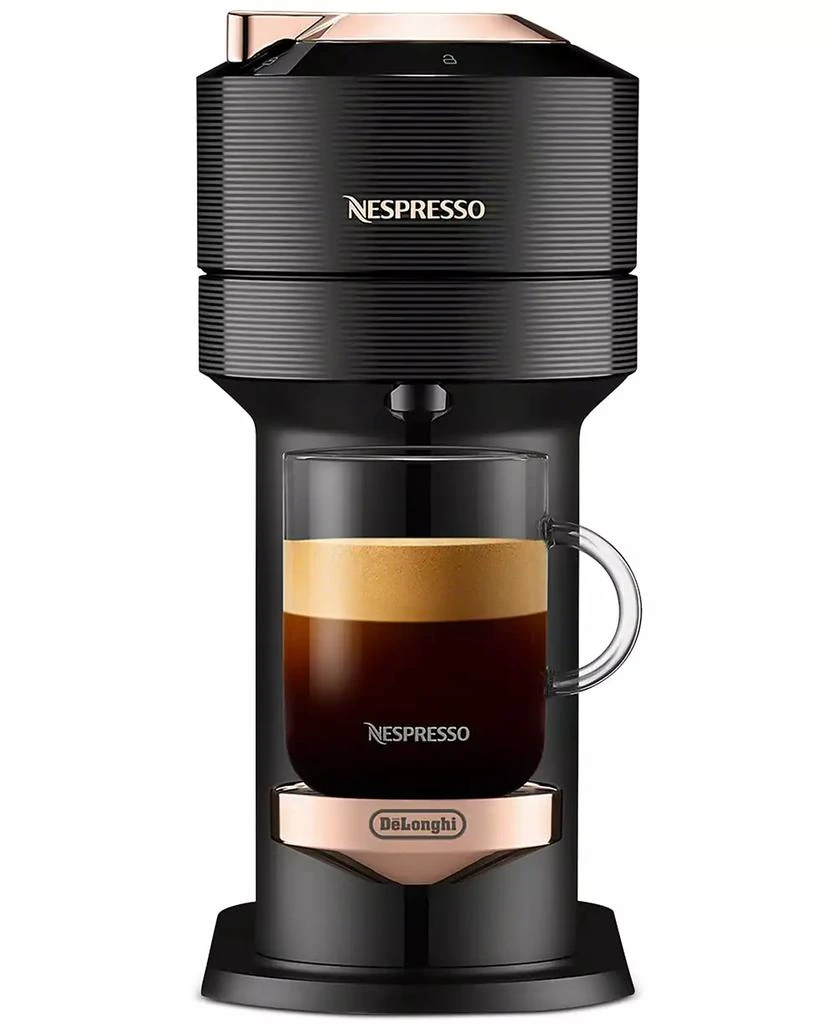 Nespresso Vertuo Next Premium Coffee and Espresso Machine by De'Longhi in Black Rose Gold 3