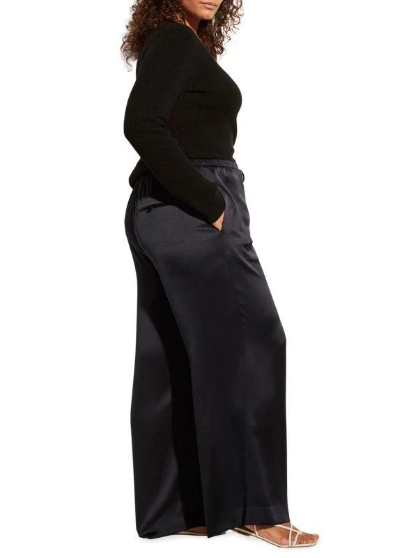 Vince Plus Satin Silk Drawstring Pants 3