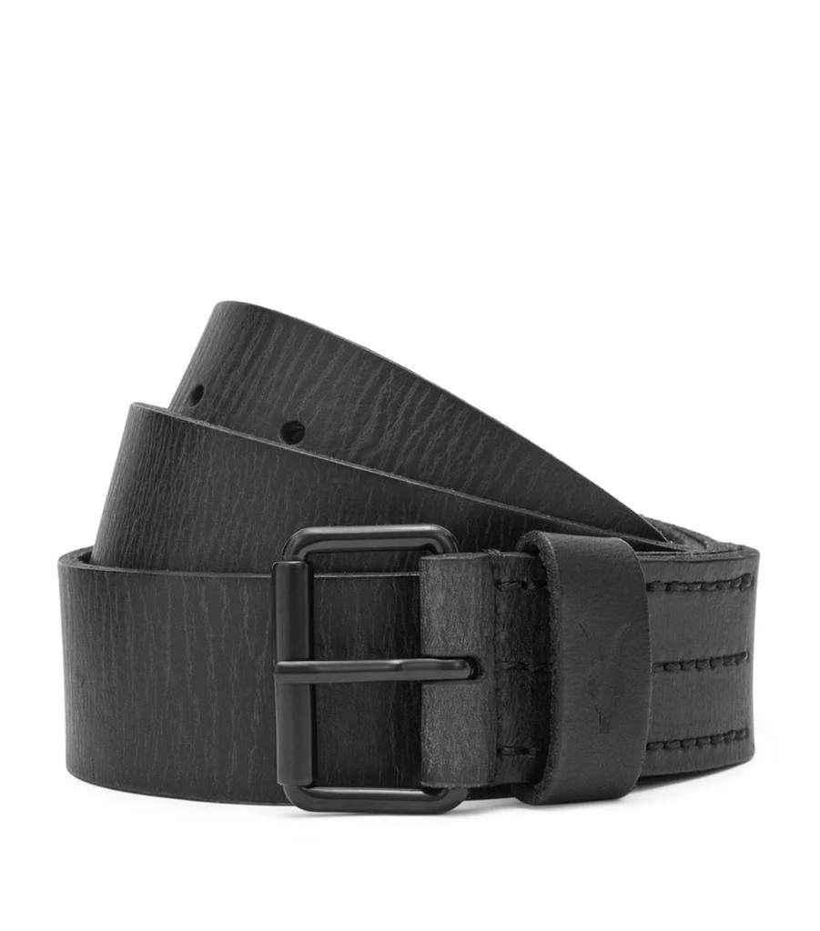 ALL SAINTS Buffalo Leather Dunston Belt 1
