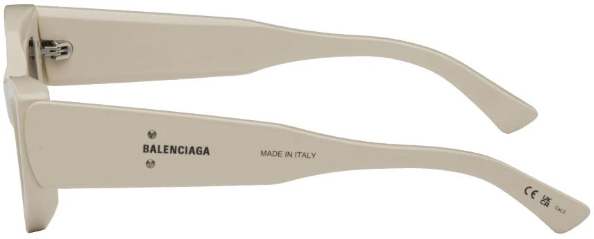 Balenciaga Beige Odeon Cat Sunglasses 3