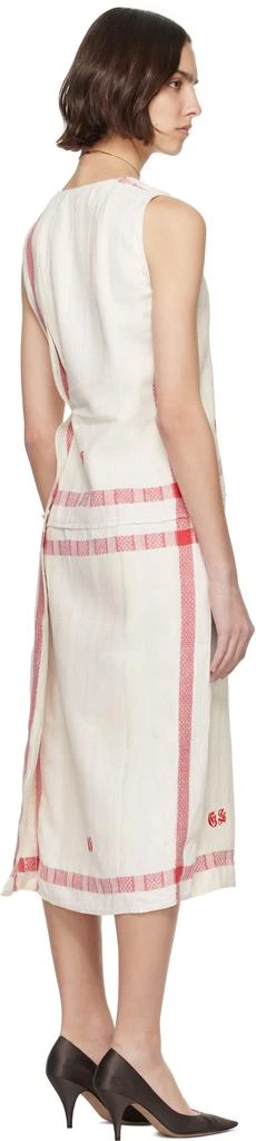 HODAKOVA Kitchen Towel Wrap Midi Dress 3