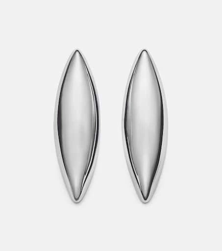 Jennifer Fisher Puffy Dagger Small 10kt rhodium-plated earrings