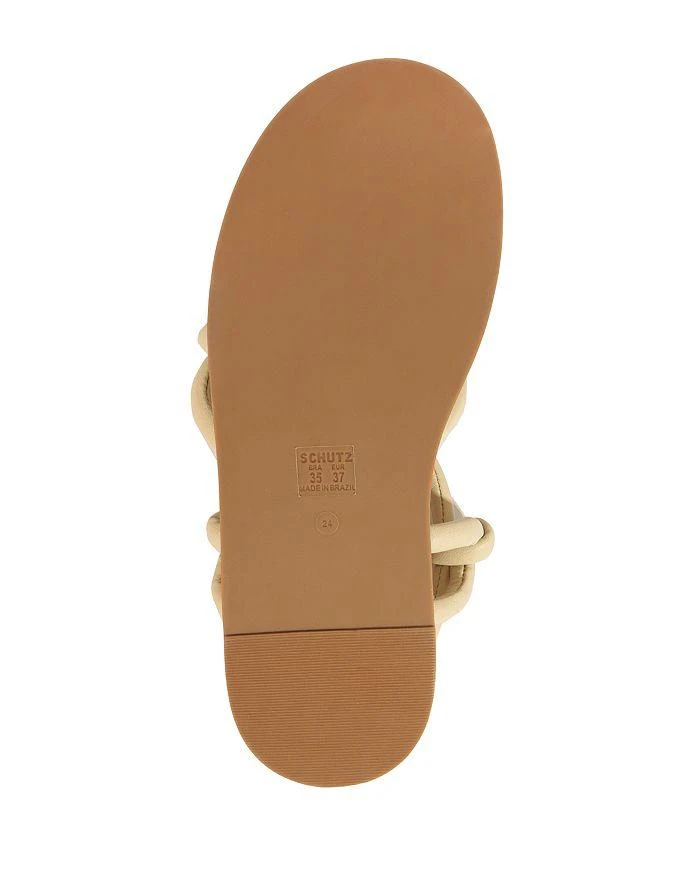 Schutz Women's Janet Flat Strappy Sandals 12