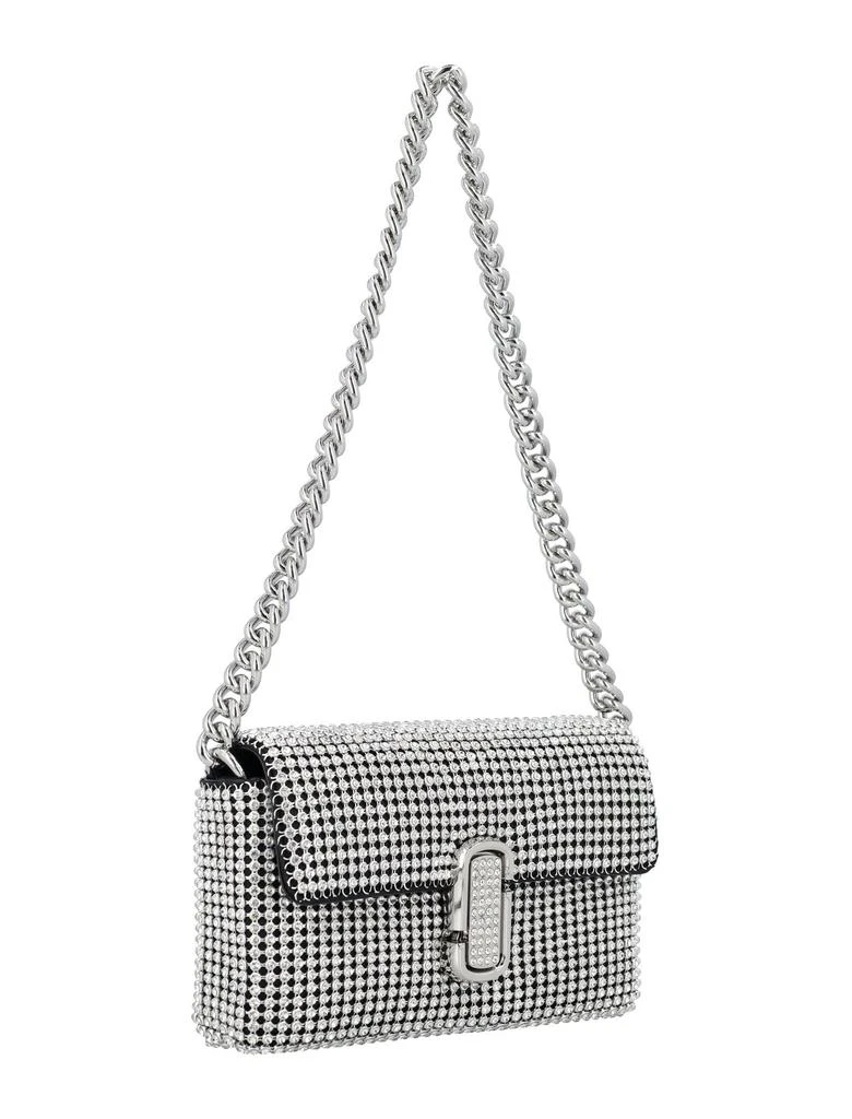 Marc Jacobs Marc Jacobs Embellished The Mini Soft Shoulder Bag 3