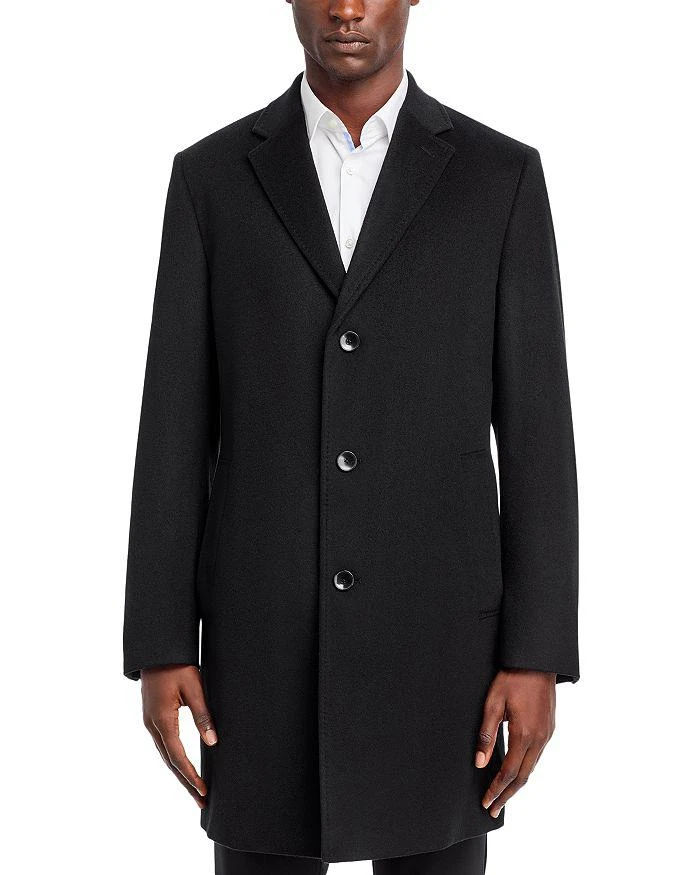 Hugo Boss Jared Wool 
Cashmere Regular Fit Topcoat 3