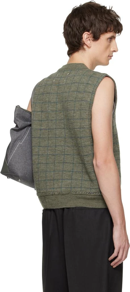 MAISON MARGIELA Green Knit Vest 3