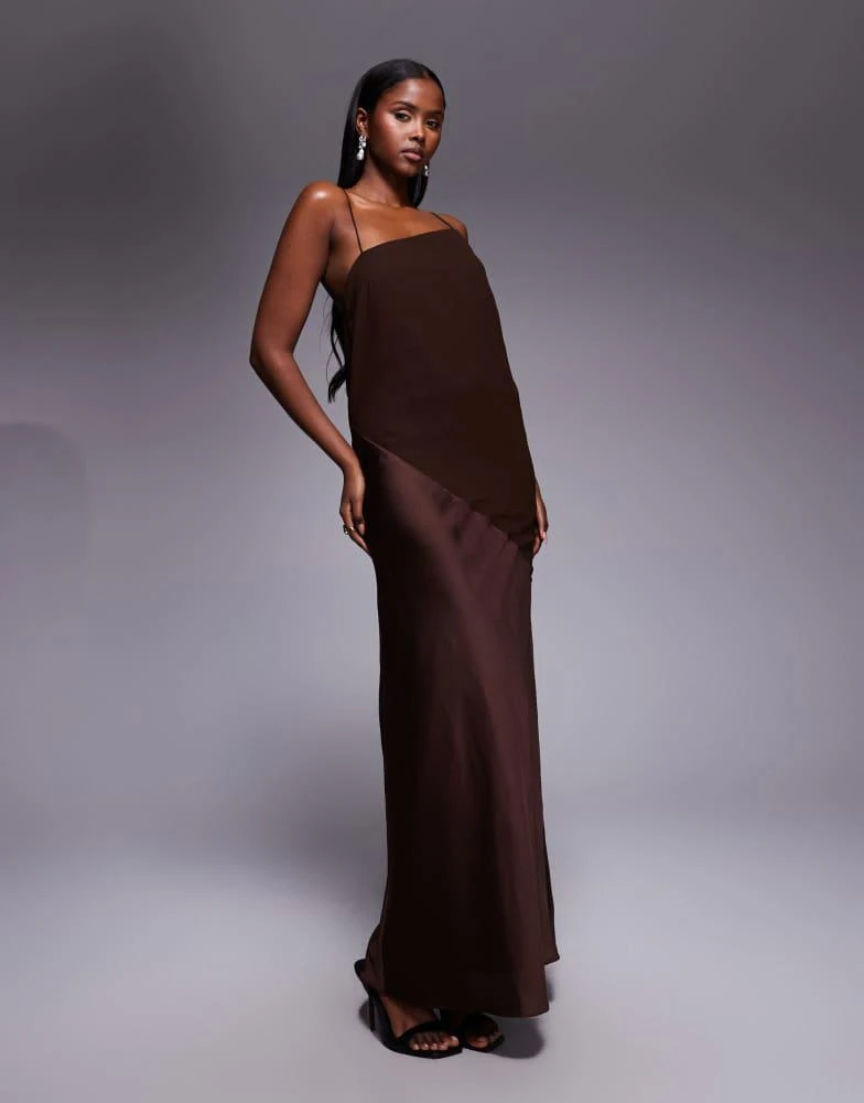 silk cami maxi dress ASOS Design - Cami Maxi Dress - Women - Polyester - 8 US