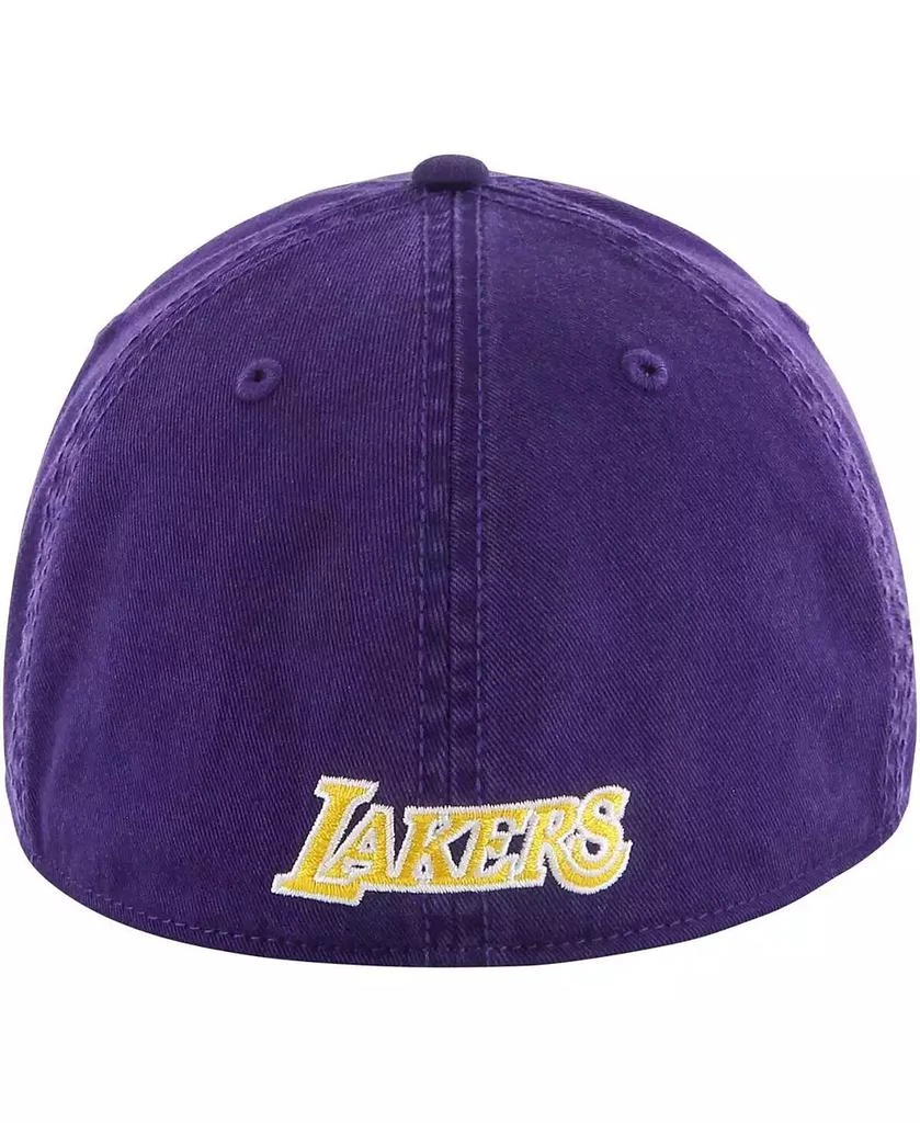 47 Brand Men's Purple Los Angeles Lakers Classic Franchise Fitted Hat 2