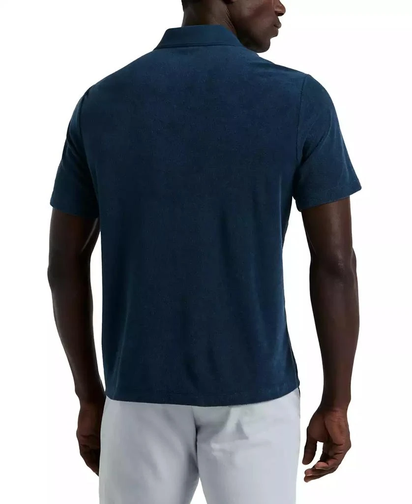 Perry Ellis Men's Short Sleeve Terry Button-Front Camp Shirt 4