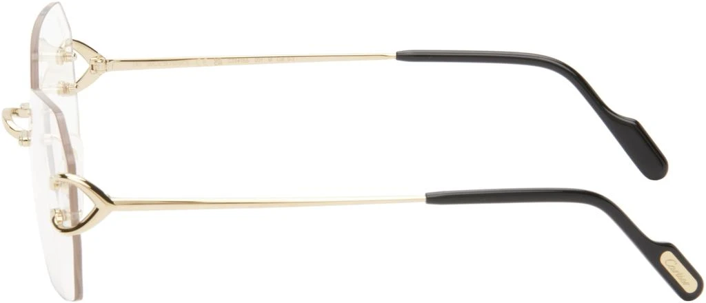 Cartier Gold 'Signature C de Cartier' Sunglasses 3