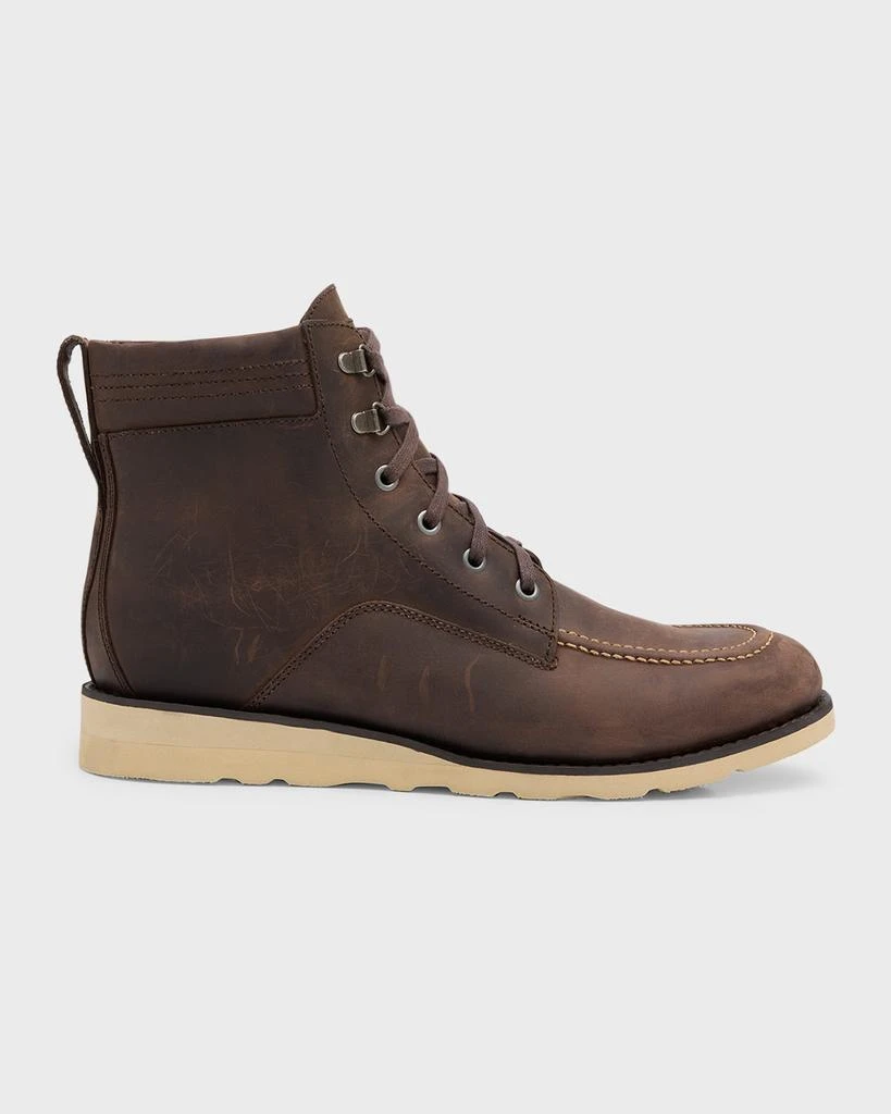 Peter Millar Men's Alpine Descent Leather Hiking Boots 1