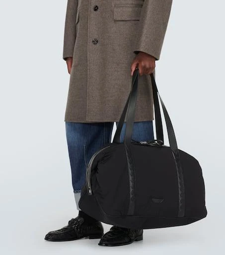 Bottega Veneta Crossroad Large leather-trimmed duffel bag 2
