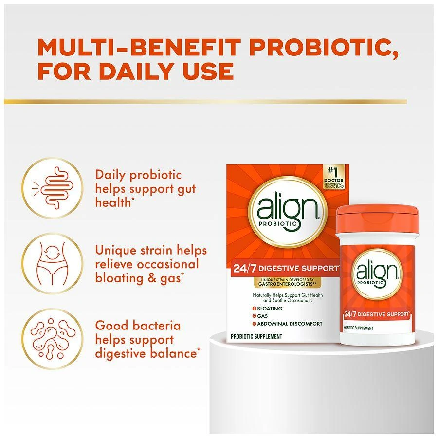 Align Probiotic, Daily Probiotic Supplement Capsules Cranberry 4