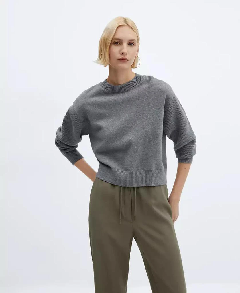 Mango Women's Drawstring Jogger Trousers 25