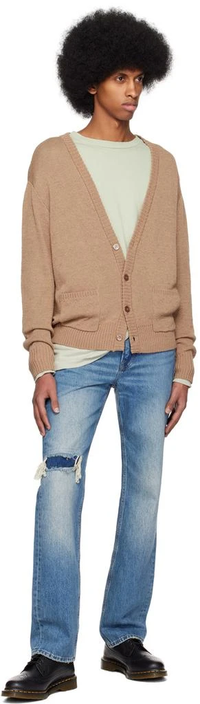 John Elliott Brown High Twist Cardigan 4