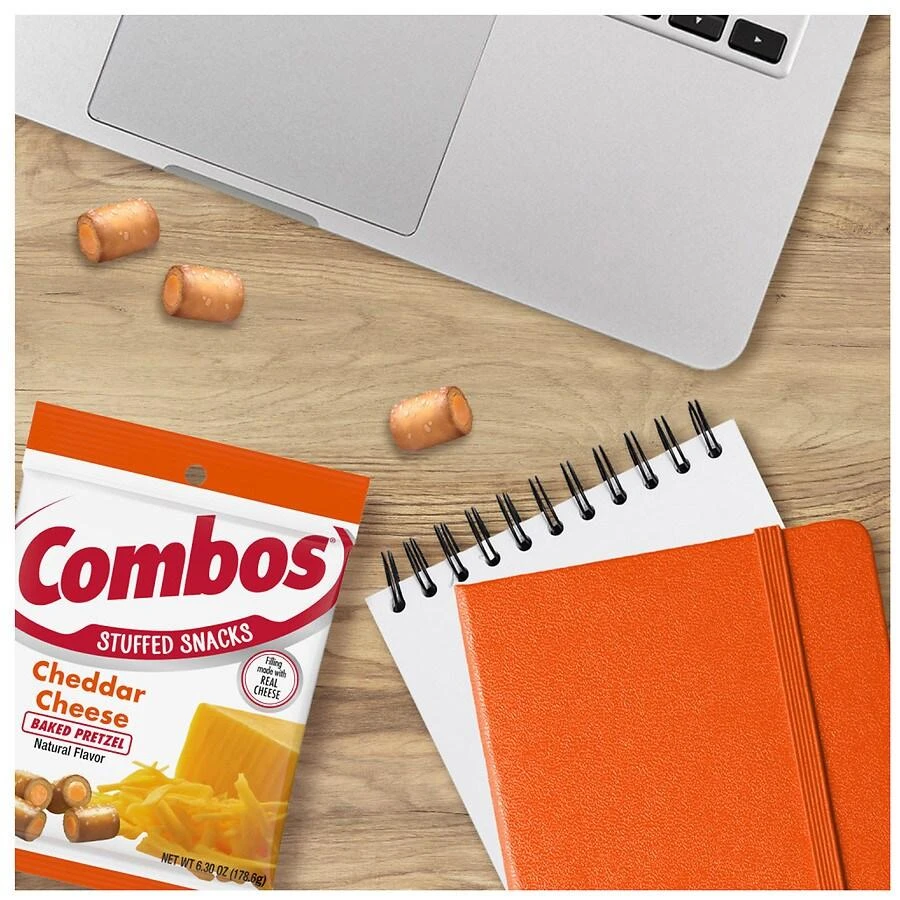 Combos Stuffed Cheddar Cheese Baked Pretzel Snacks 6