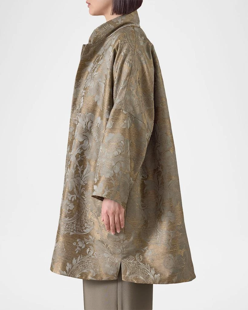 Eskandar Chinese Imperial Coat With Chinese Collar 5