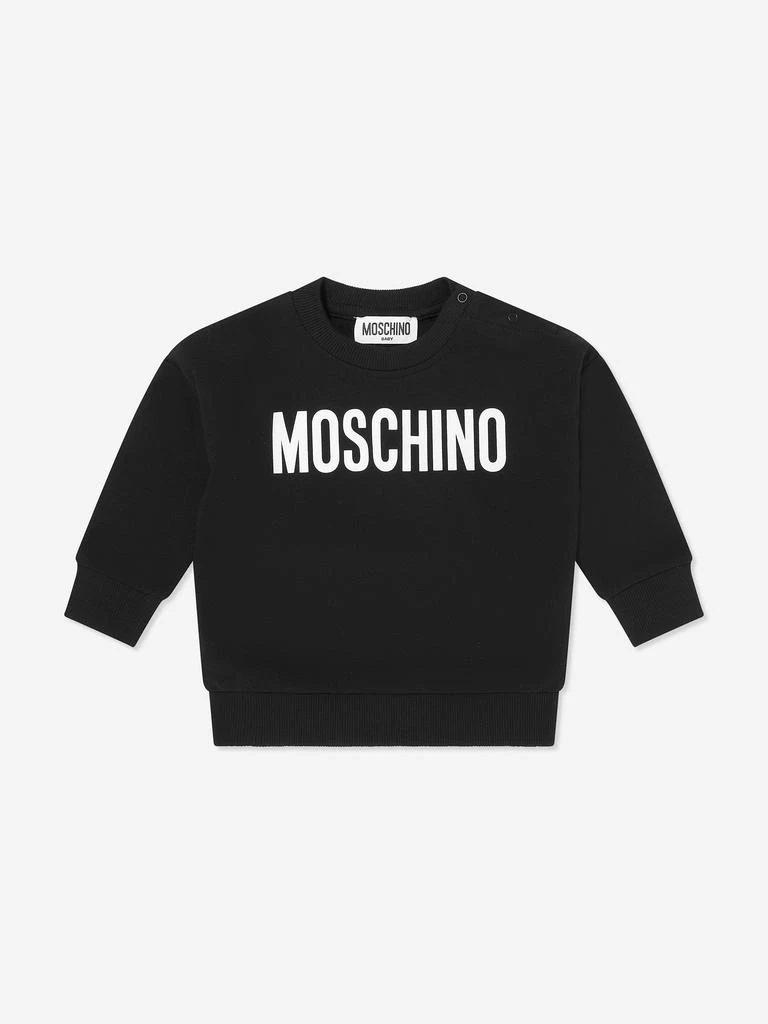 Moschino Moschino Baby Logo Sweatshirt in Black