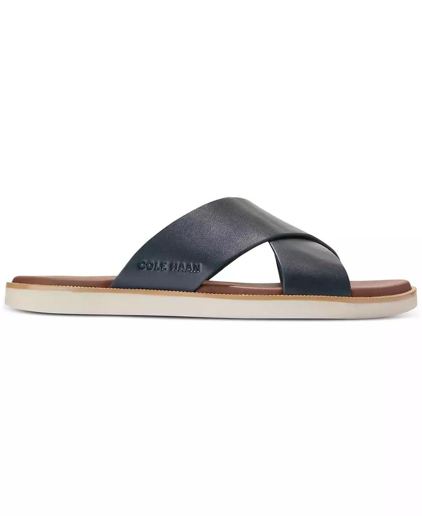 Cole Haan Men's Nantucket Cross Strap Slip-On Slide Sandals