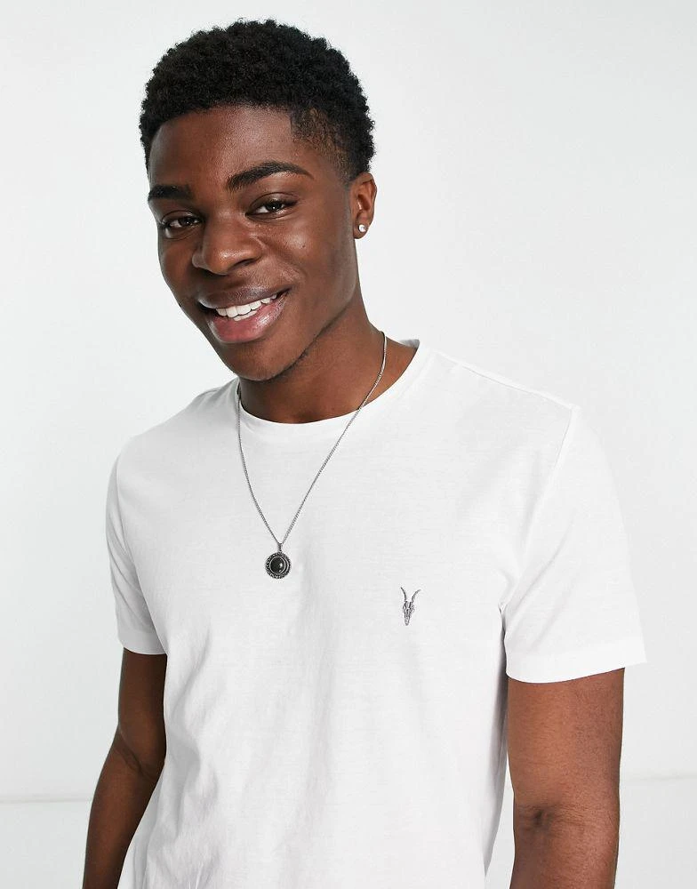 ALL SAINTS AllSaints Tonic crew t-shirt in optic white 4