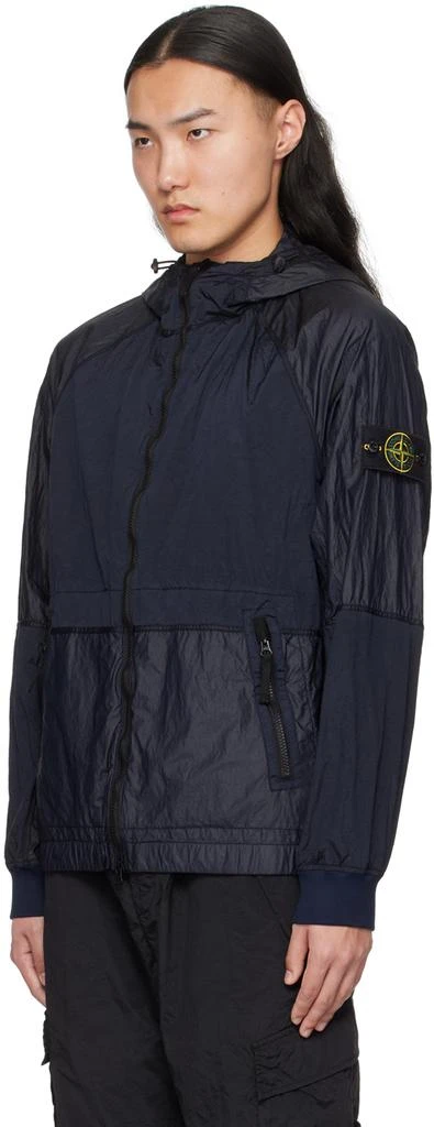 Stone Island Navy Paneled Jacket 4