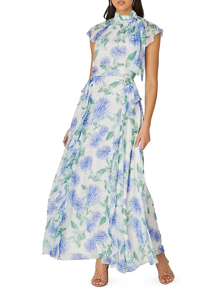 Astreri Floral Cap-Sleeve Maxi Dress  On Sale Now with Up to 67% Off |  Discover Exclusive Deals & Savings at BeyondStyle  Authentic Shoshanna  Women's|women's apparel|collared|0|a-line|cap sleeve|contemporary|dresses |women's|floral|women-owned or ...