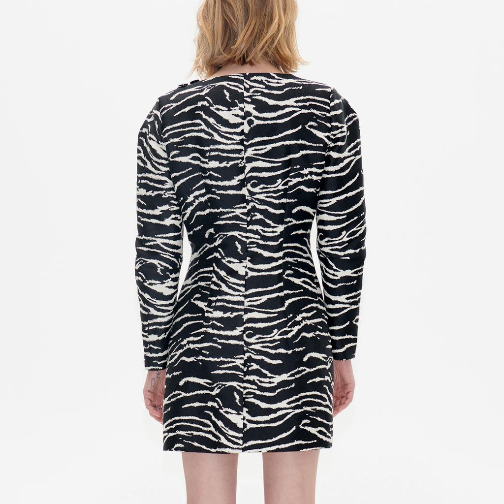 BAUM UND PFERDGARTEN Baum Und Pferdgarten Women's Amelie Dresses - Black Whisper Zebra