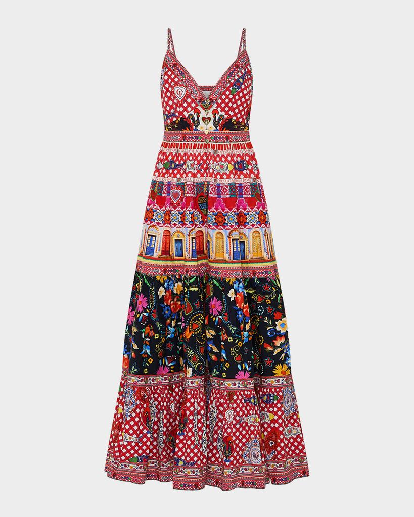 Camilla Folk Fabulous Tiered Bodice Maxi Dress