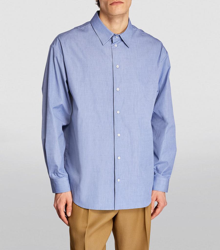 THE ROW ATTICUS SHIRT オックスフォードブルー THE ROW ATTICUS SHIRT オックスフォードブルー Attica Cotton Shirt