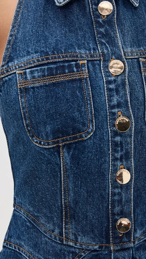Denim Sleeveless Flared Mini Dress  On Sale Now with Up to 40% Off |  Discover Exclusive Deals & Savings at BeyondStyle  Authentic Self Portrait  mini|denim sleeveless flared mini dress|denim|sleeveless|dress |WOMENS|womens|flared with