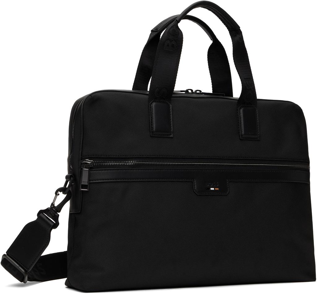Hugo Boss Black Embossed Logo Briefcase